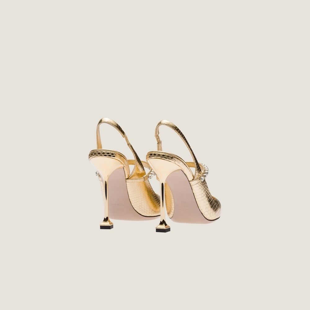 Ayers leather slingback pumps - 2