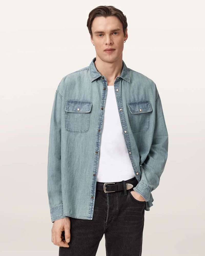 ALLSAINTS GRIBBS OVERSIZED LONG SLEEVE SHIRT outlook