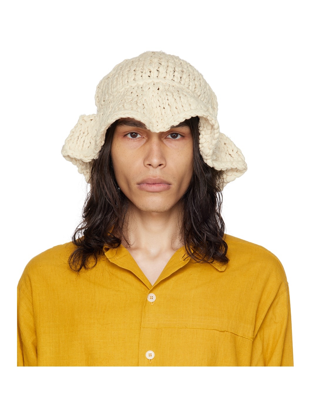 Off-White Khadi Bucket Hat - 1
