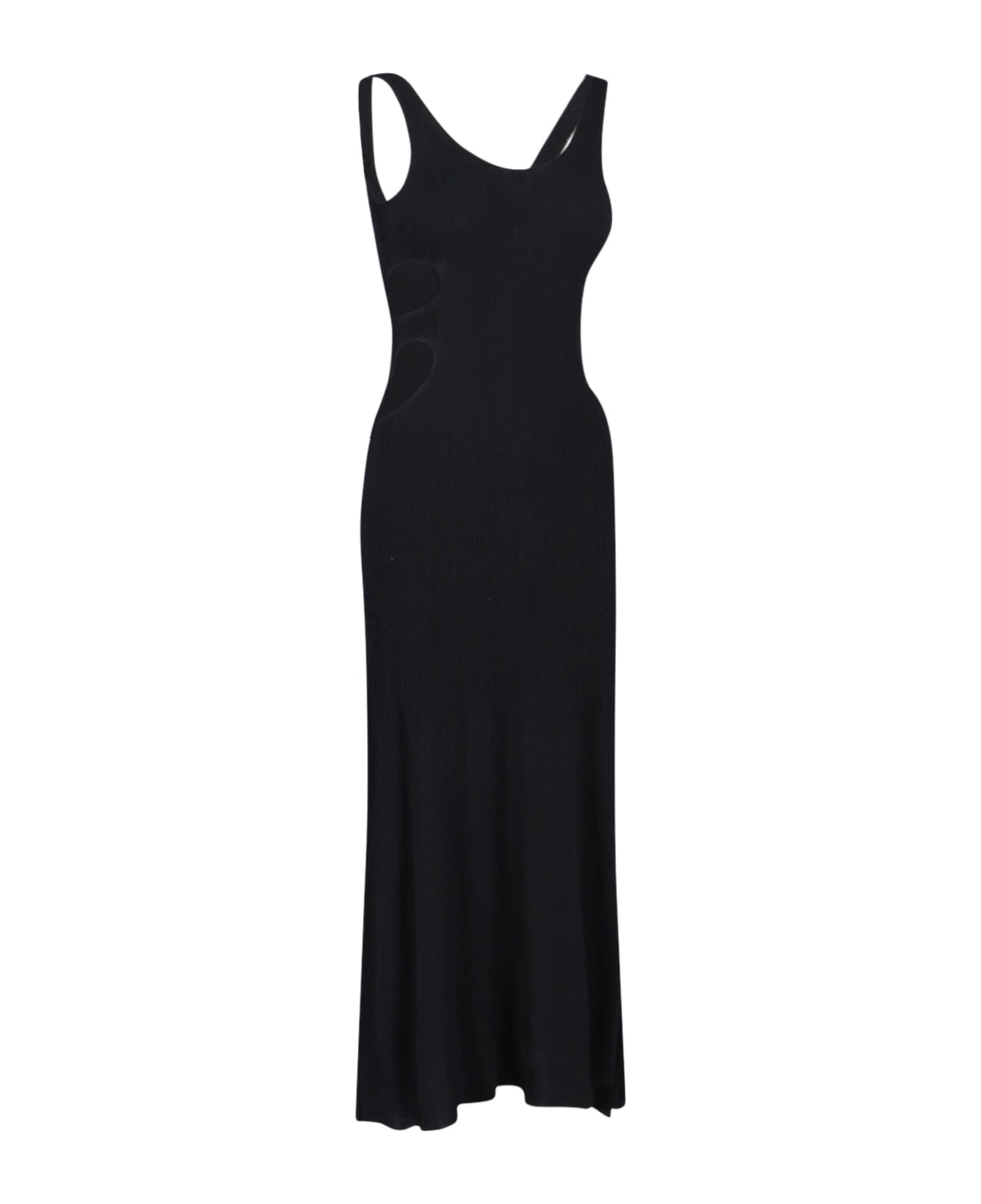 Cut-out Knitted Dress - 3