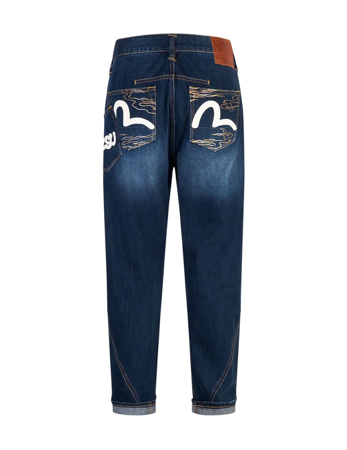 Seagull and Logo Print 3D Fit Jeans - 15