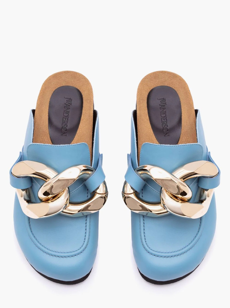 MEN'S CHAIN LOAFER MULES 4