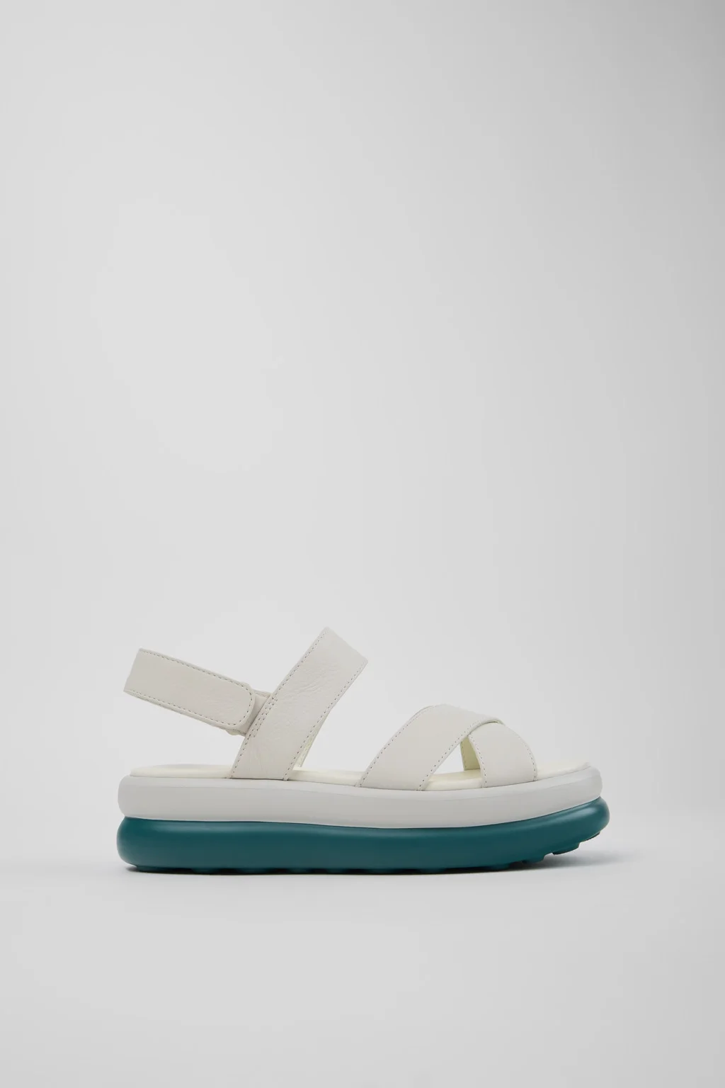 Pelotas Flota Up White Leather Sandals for Women. - 1