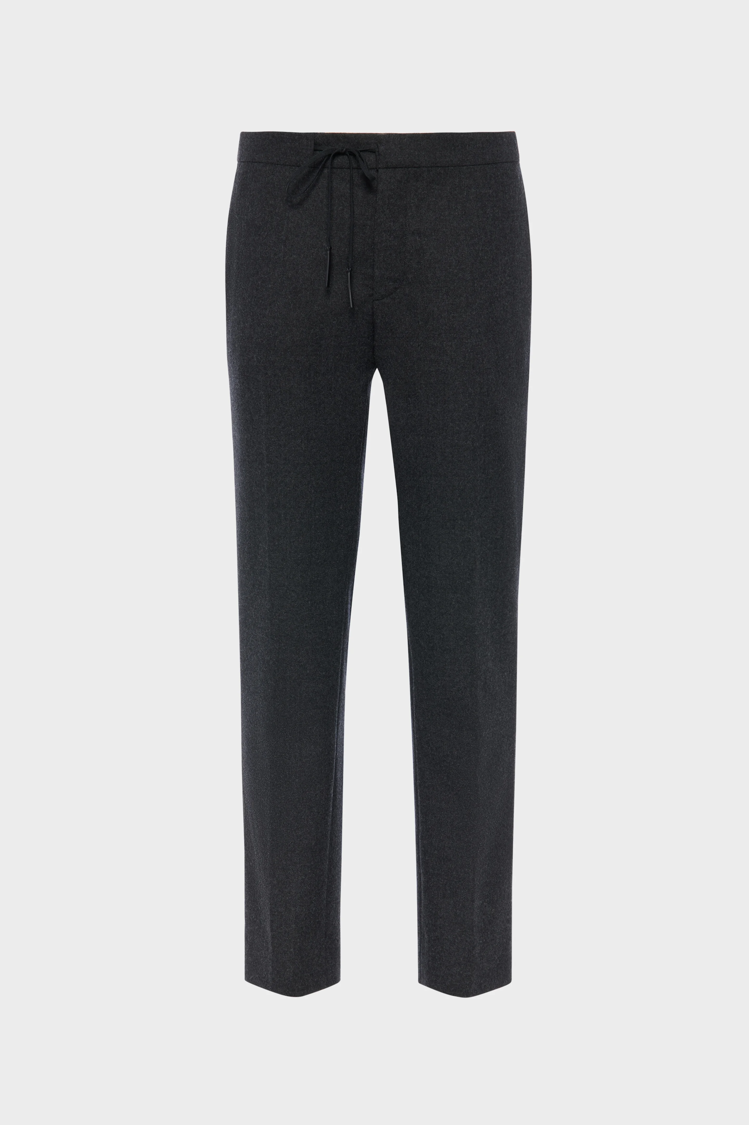 Drawstring wool trousers - 1