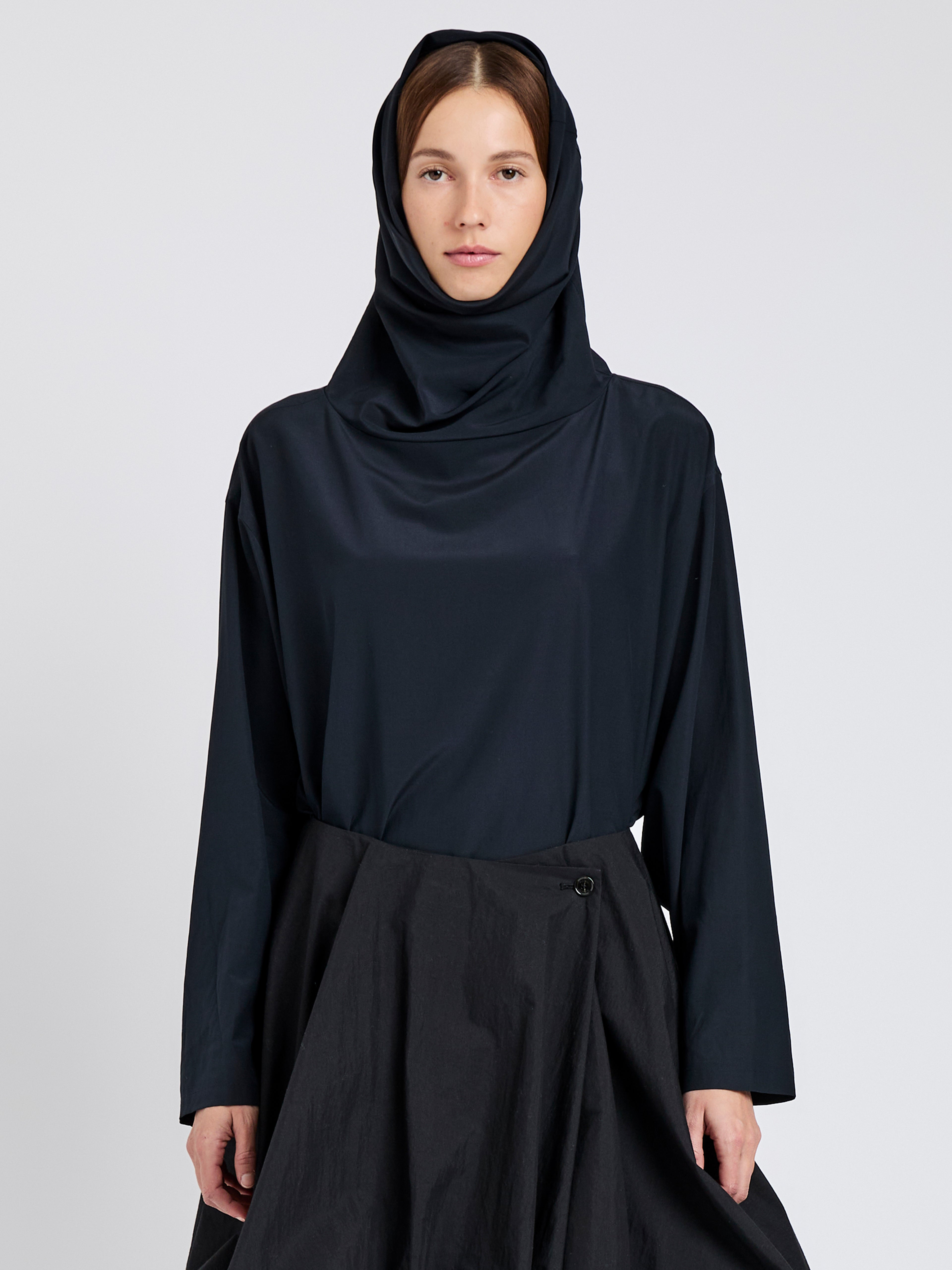 Solene Top in Silk Viscose - 2