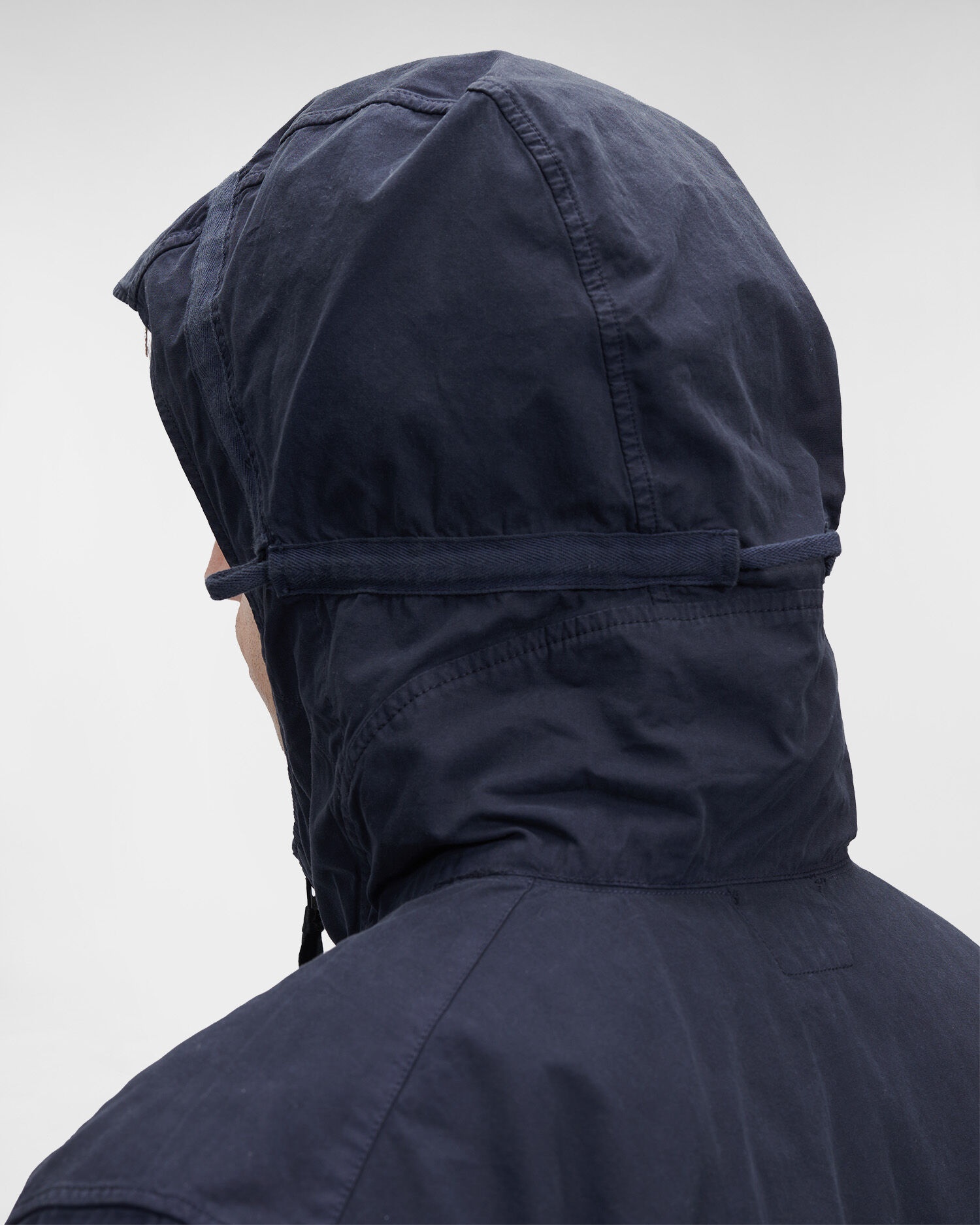 Heavy Popeline Emerized Hooded Shirt - 6