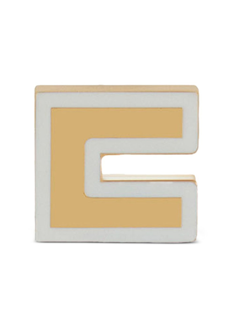 ELISABETTA FRANCHI logo square earrings outlook