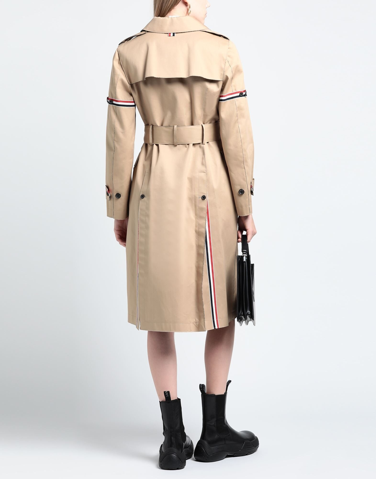 Sand Women's Double Breasted Pea Coat - 4