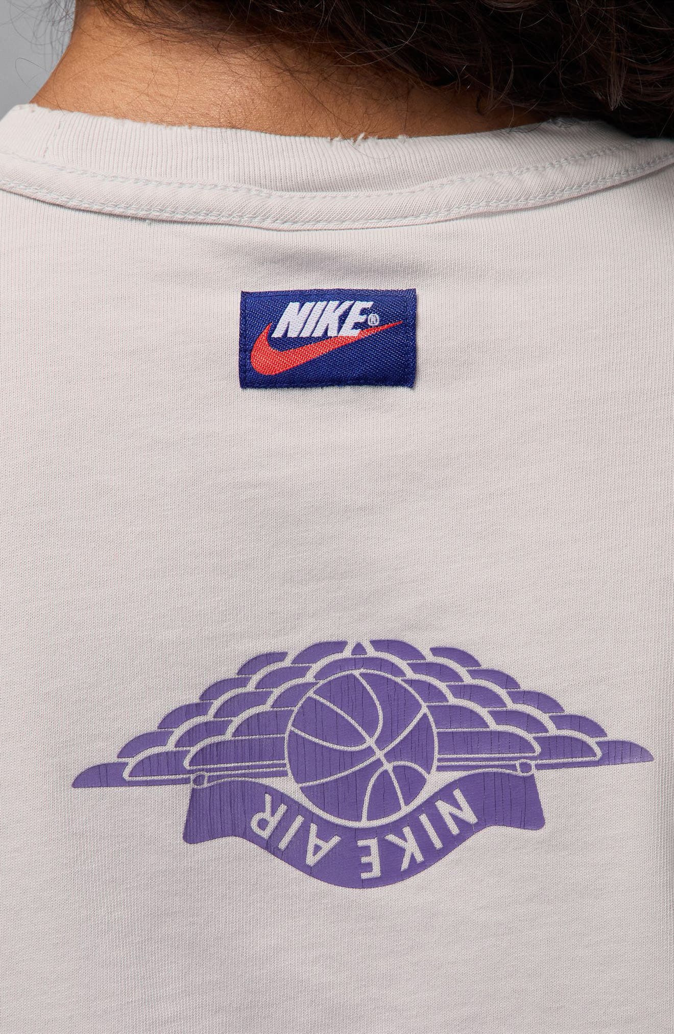 Jordan Flight Rare Air Cotton Graphic T-Shirt in Neutral Grey at Nordstrom - 5