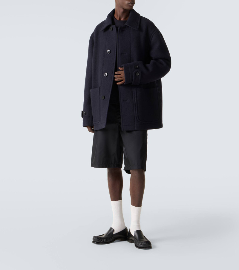 Dries Van Noten Wool and cotton coat outlook
