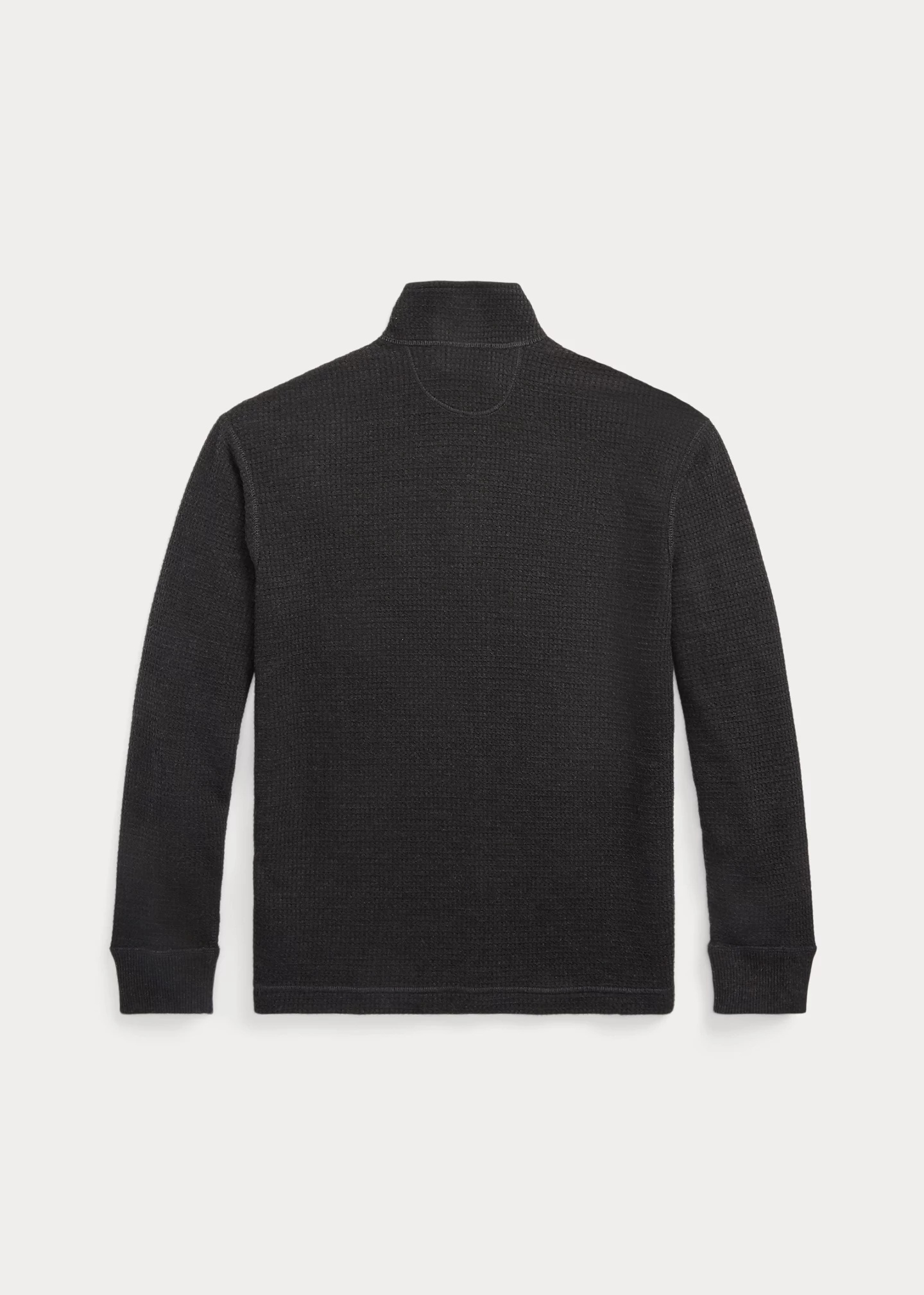 Waffle-Knit Quarter-Zip Pullover - 2