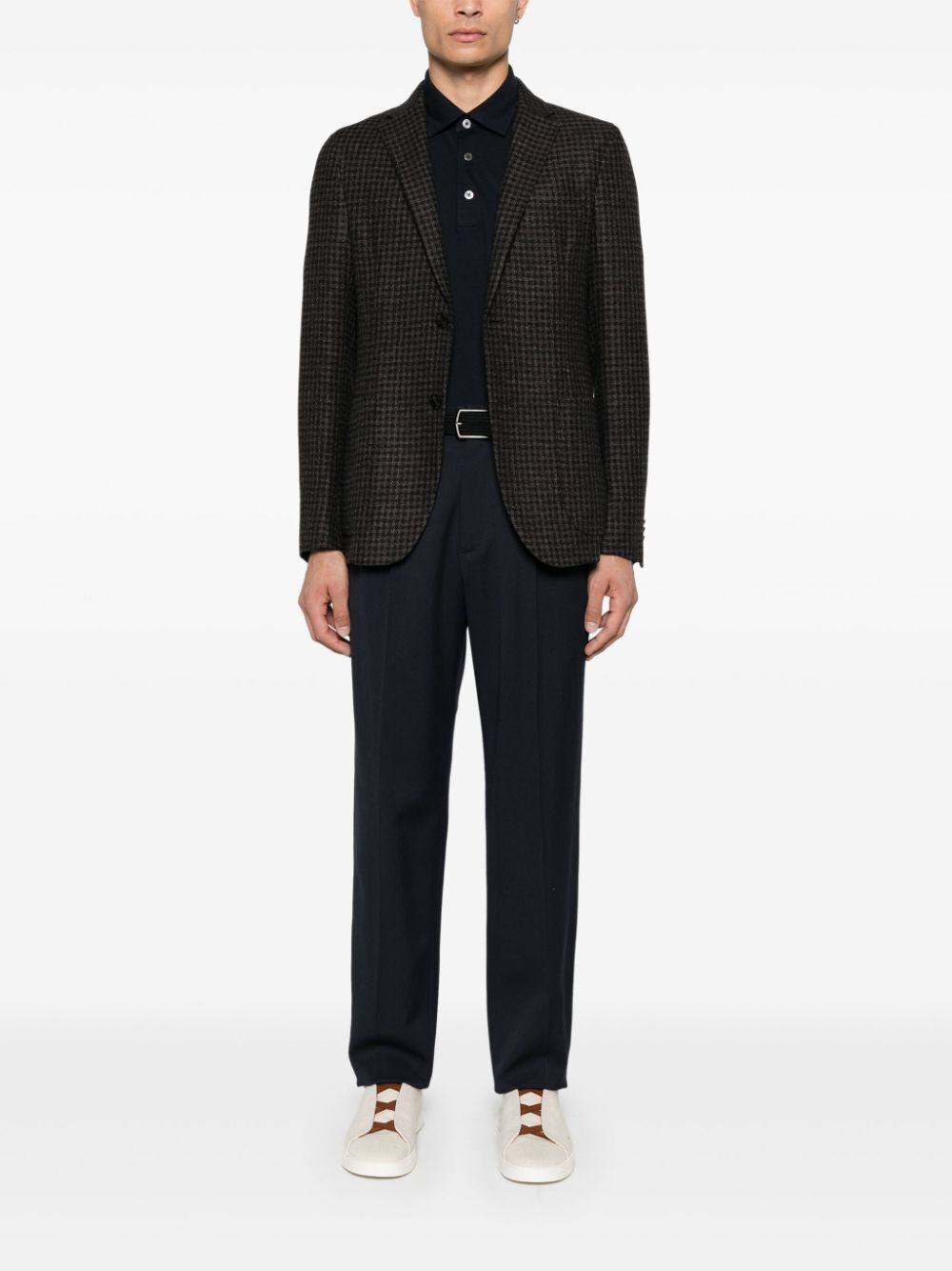 Zegna Men Wool, Linen And Cashmere Jacket - 7