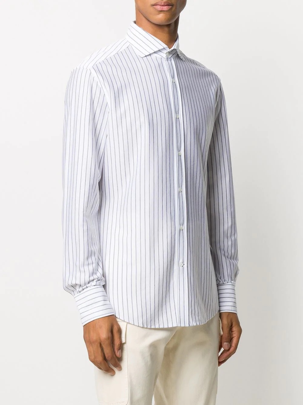 long sleeved striped shirt - 3