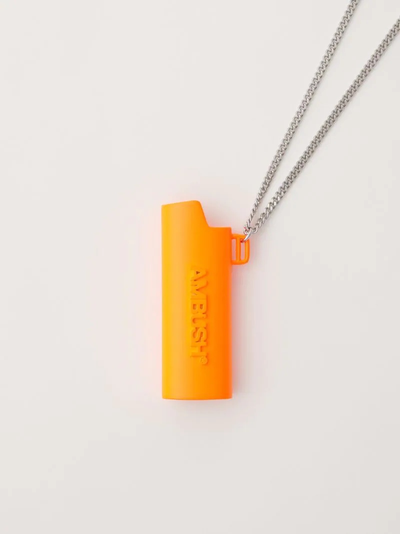 SS22 LOGO LIGHTER CASE NECKLACE L - 1