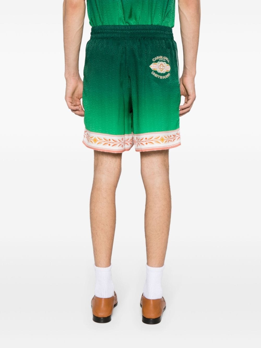 Unity Is Power silk shorts - 4