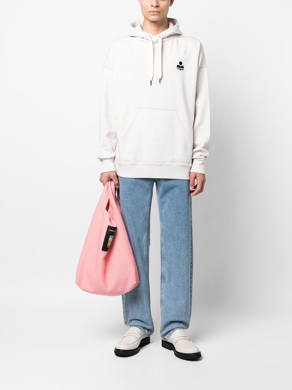 Malek embroidered-logo hoodie - 2