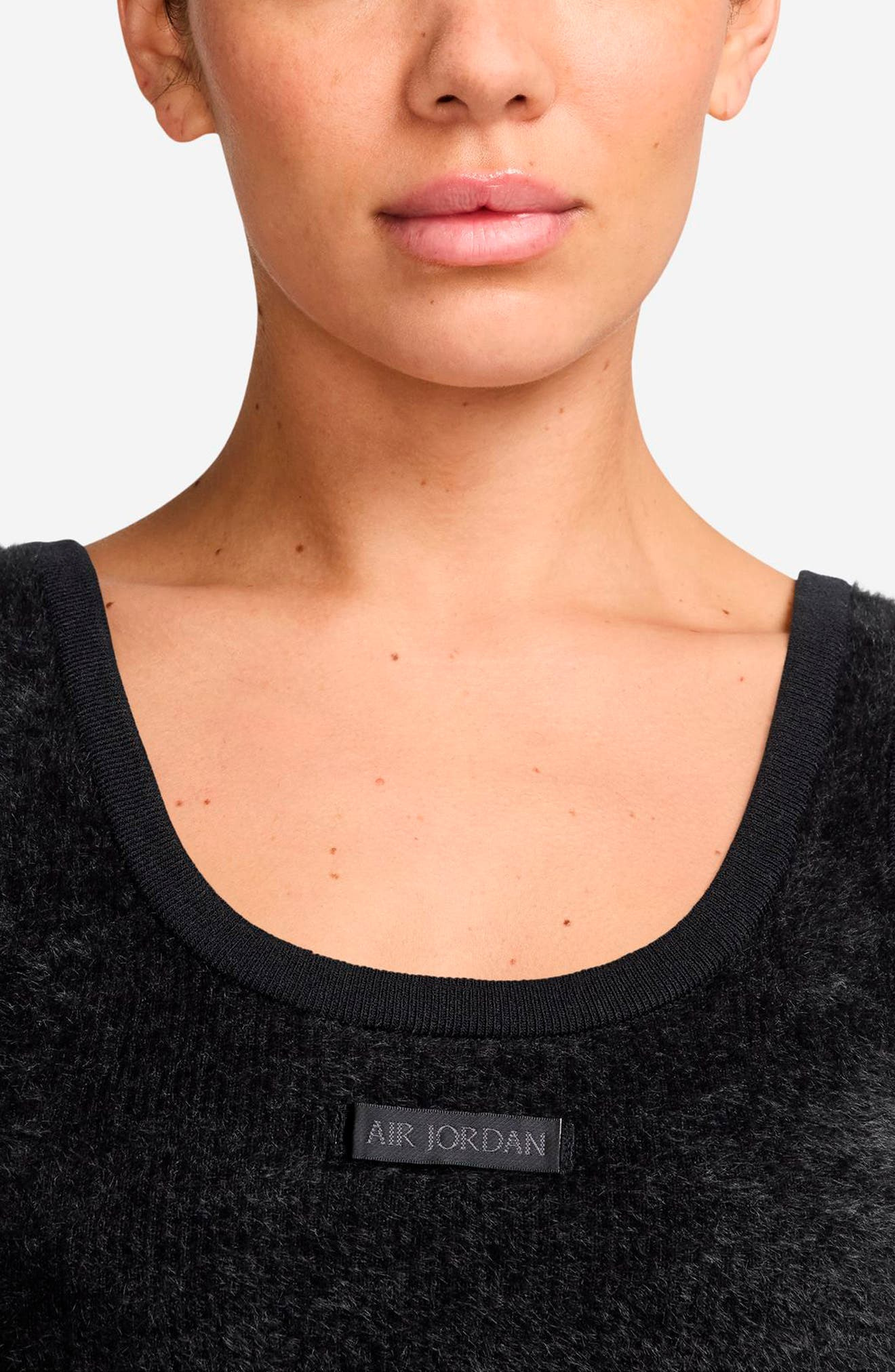 Air Jordan Sweater Tank in Black/Dark Smoke Grey/Black at Nordstrom - 3