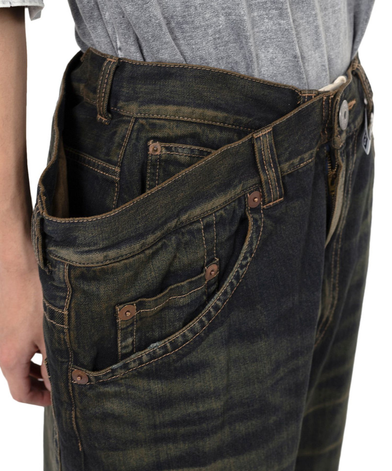 Huge Layered Denim Pants 19