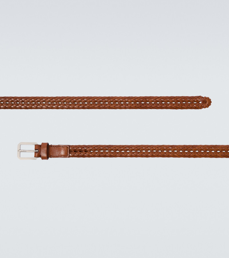 TOM FORD Woven leather belt outlook