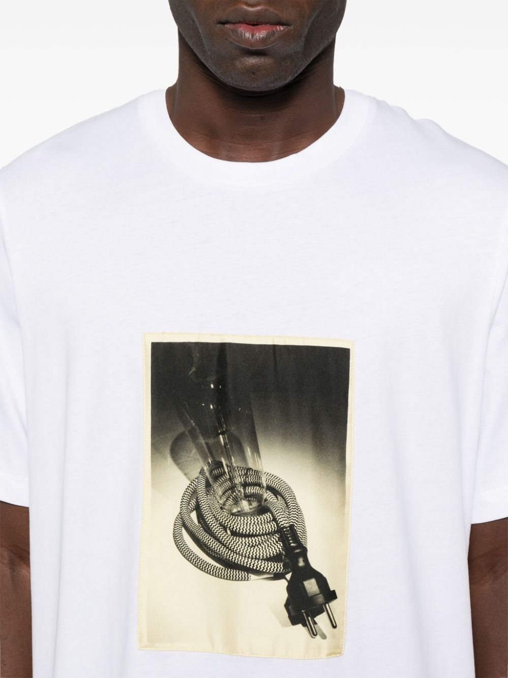 logo-print cotton T-shirt - 5