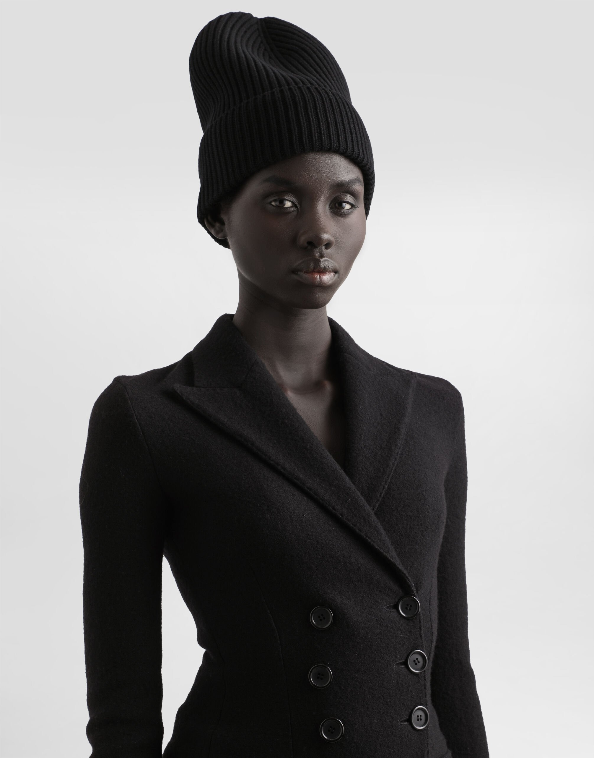 Double-breasted jacket inwool cloth - 4