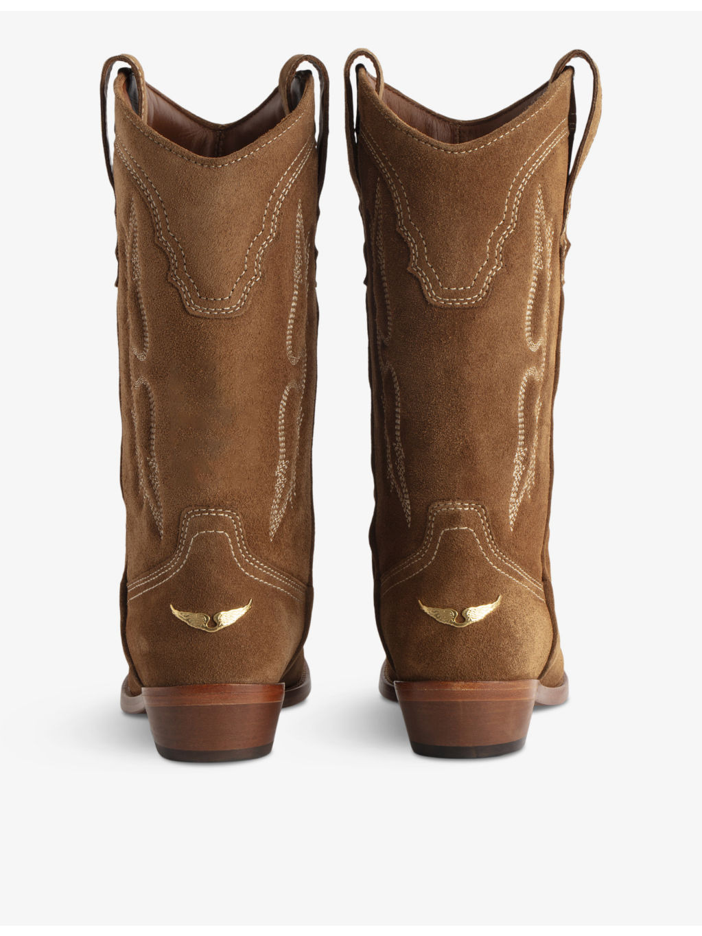 Tex embroidered suede Western boots - 3