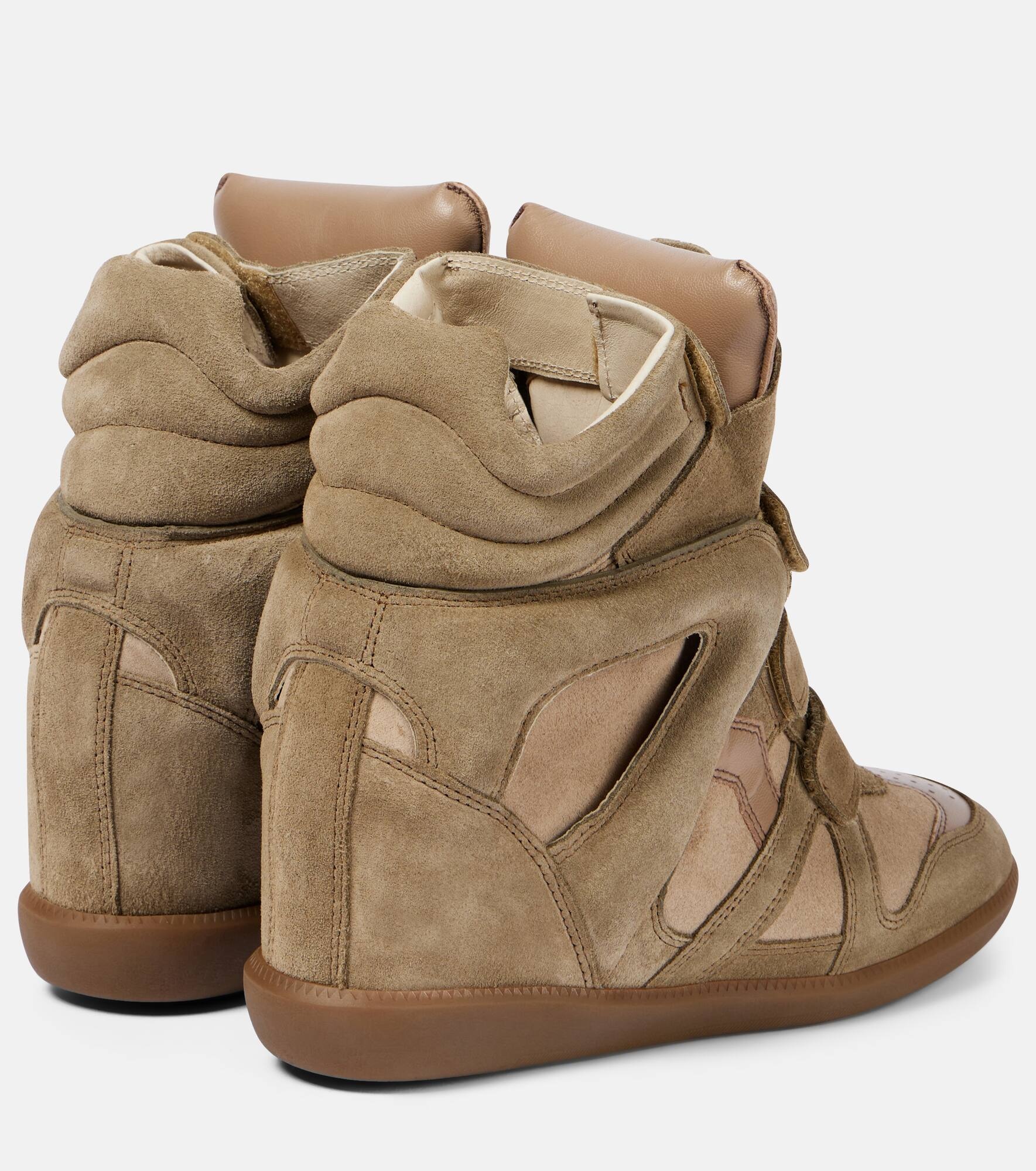 Bekett leather and suede wedge sneakers - 2