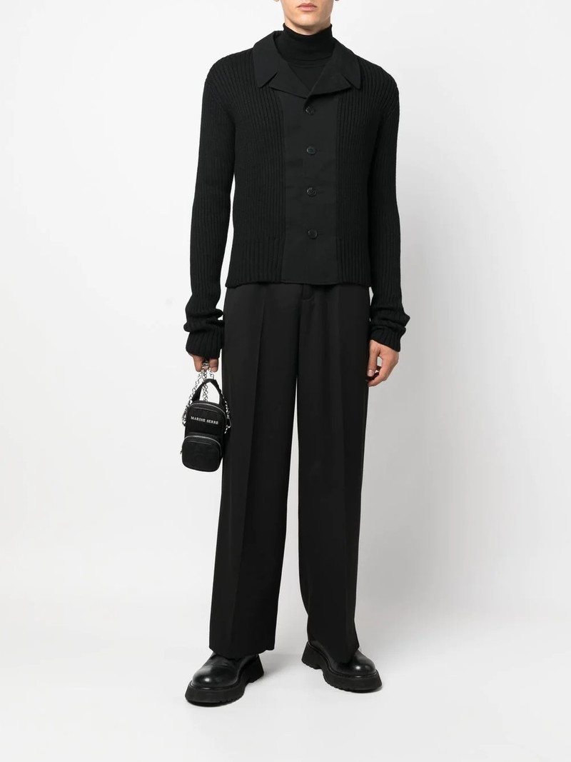 Yohji Yamamoto blazer-style wool cardigan outlook