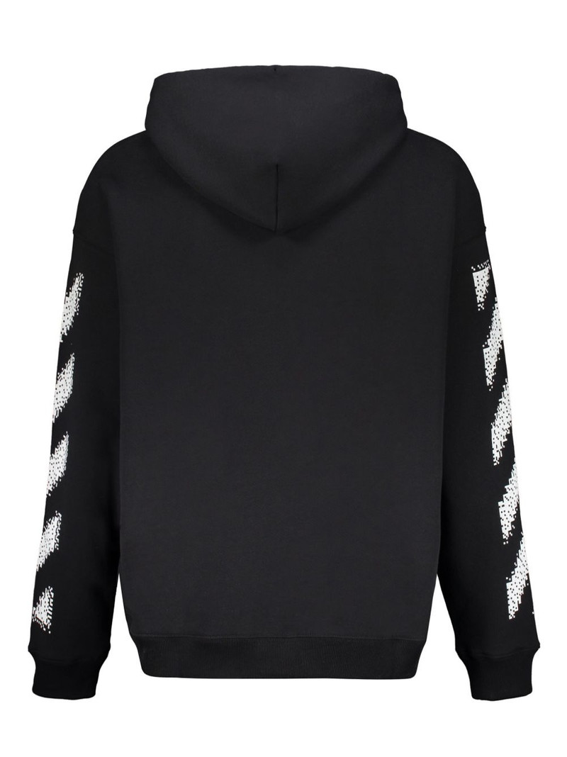 Off-White logo-print hoodie outlook