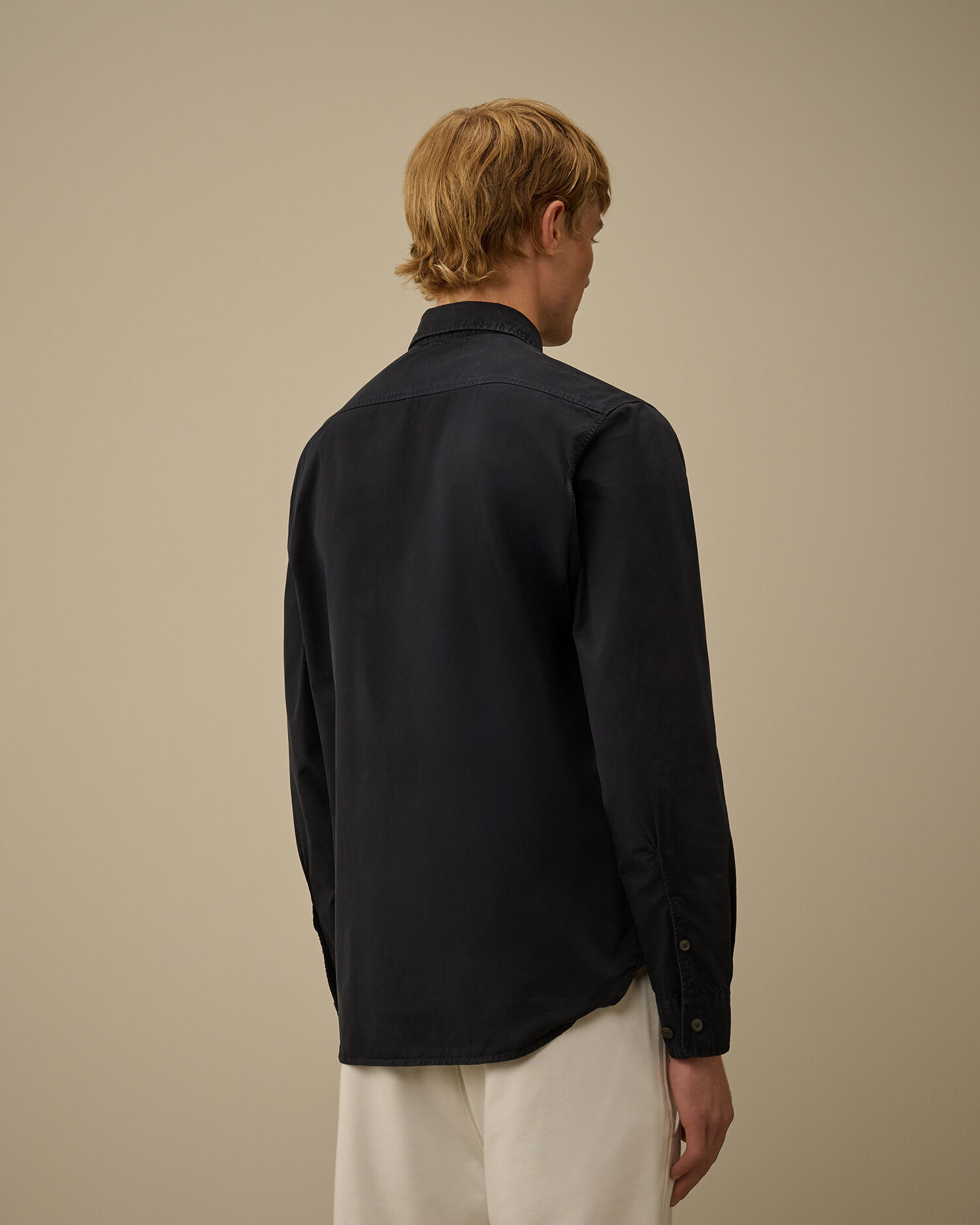Organic Gabardine Longsleeve Button Shirt - 4