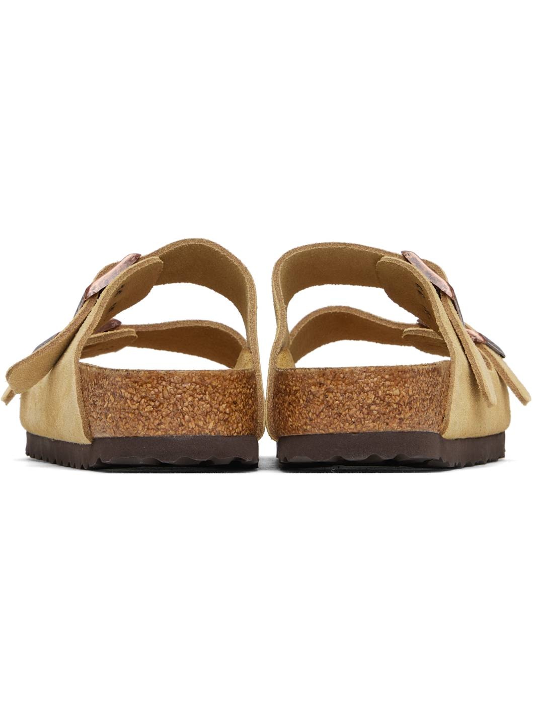 Beige Regular Arizona Sandals - 2