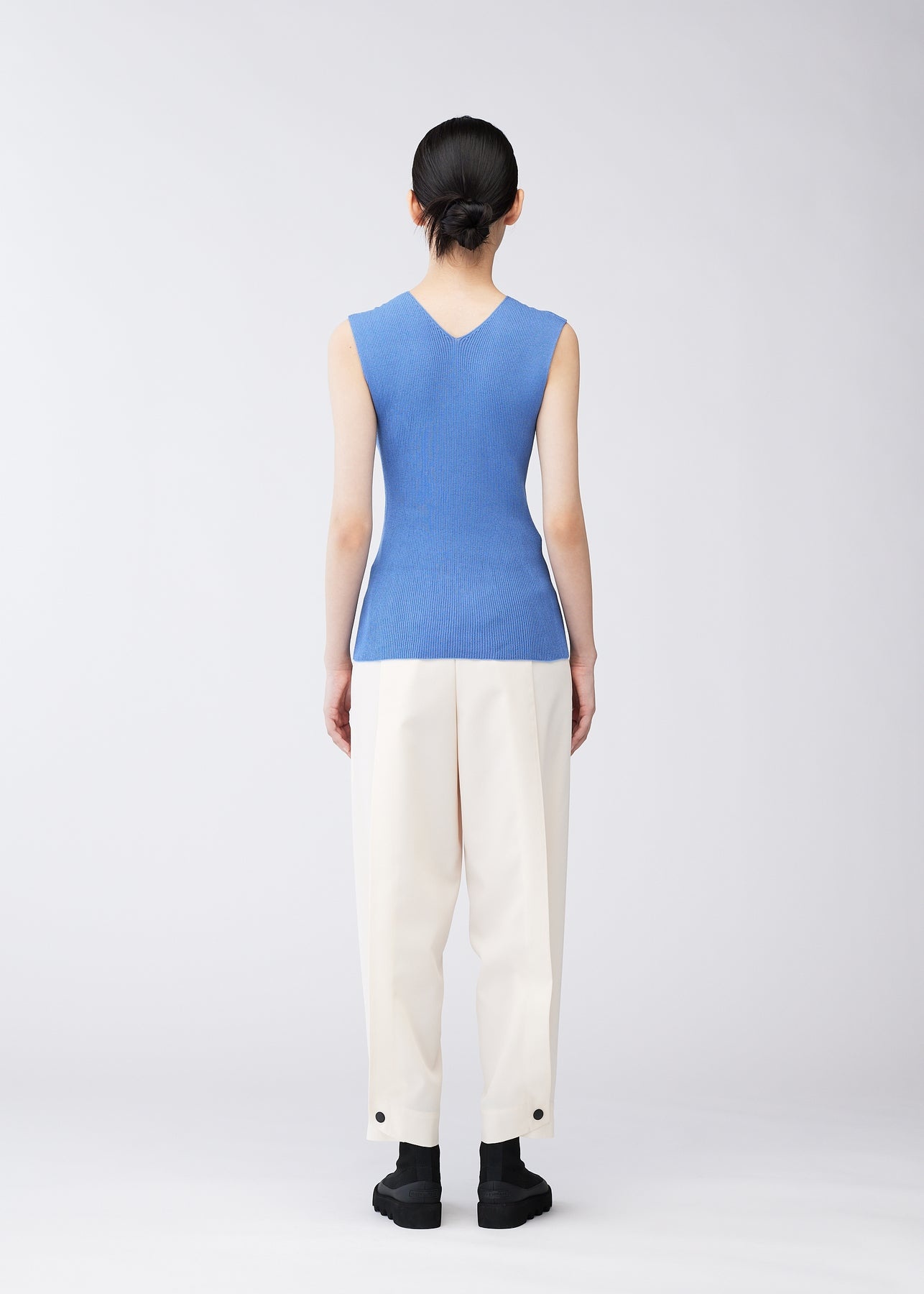FLAT RIB KNIT TOP - 4