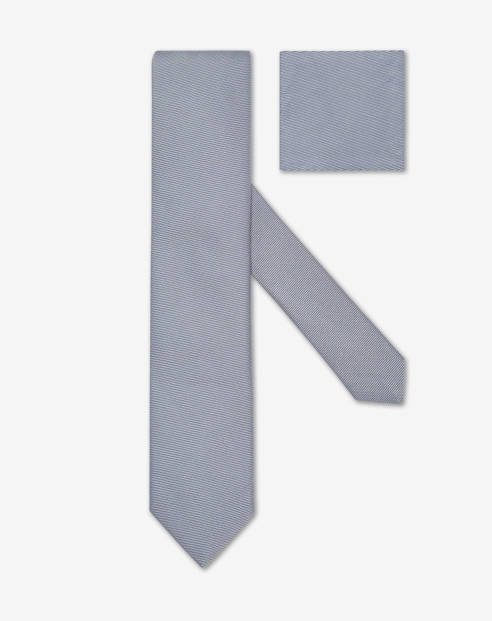 Light blue micro-pattern tie 1
