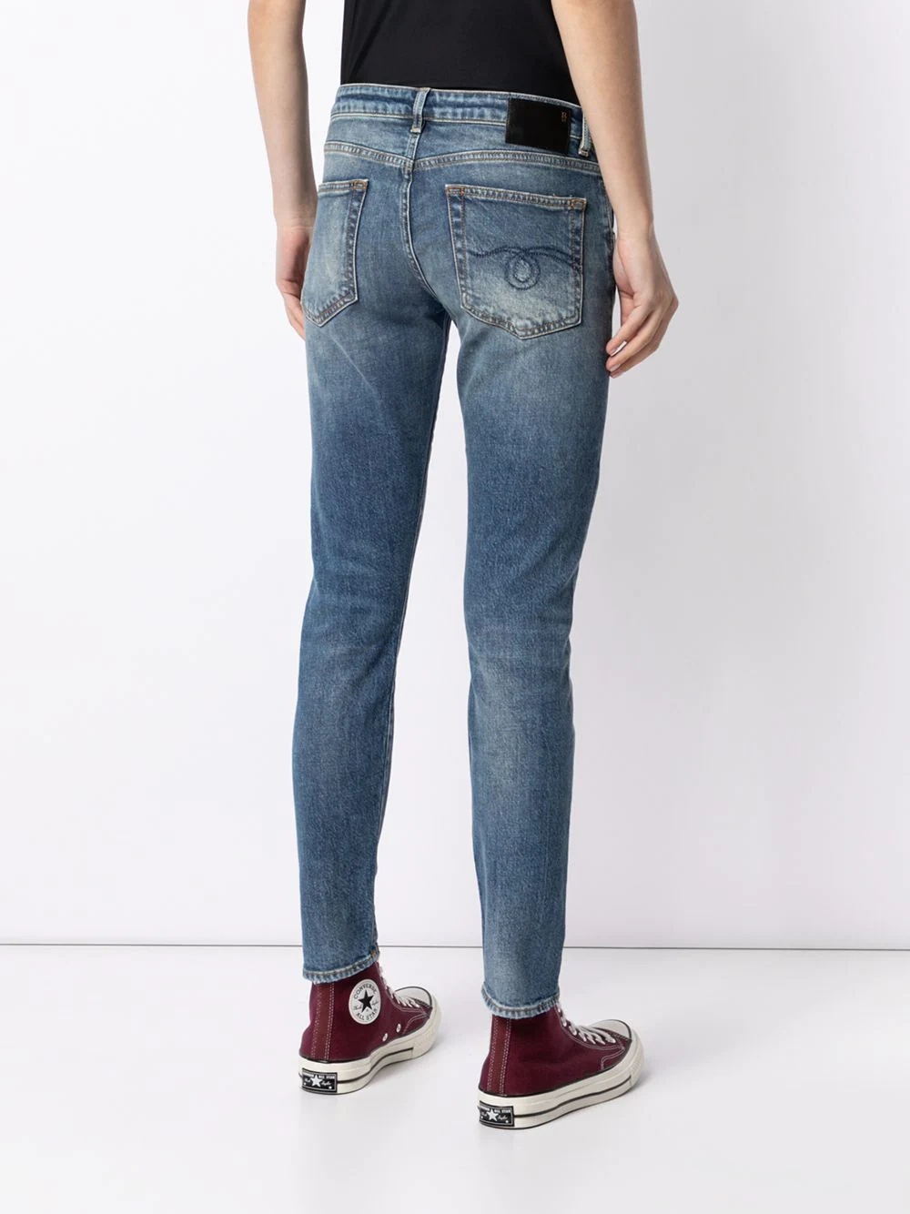 low-rise skinny jeans - 4