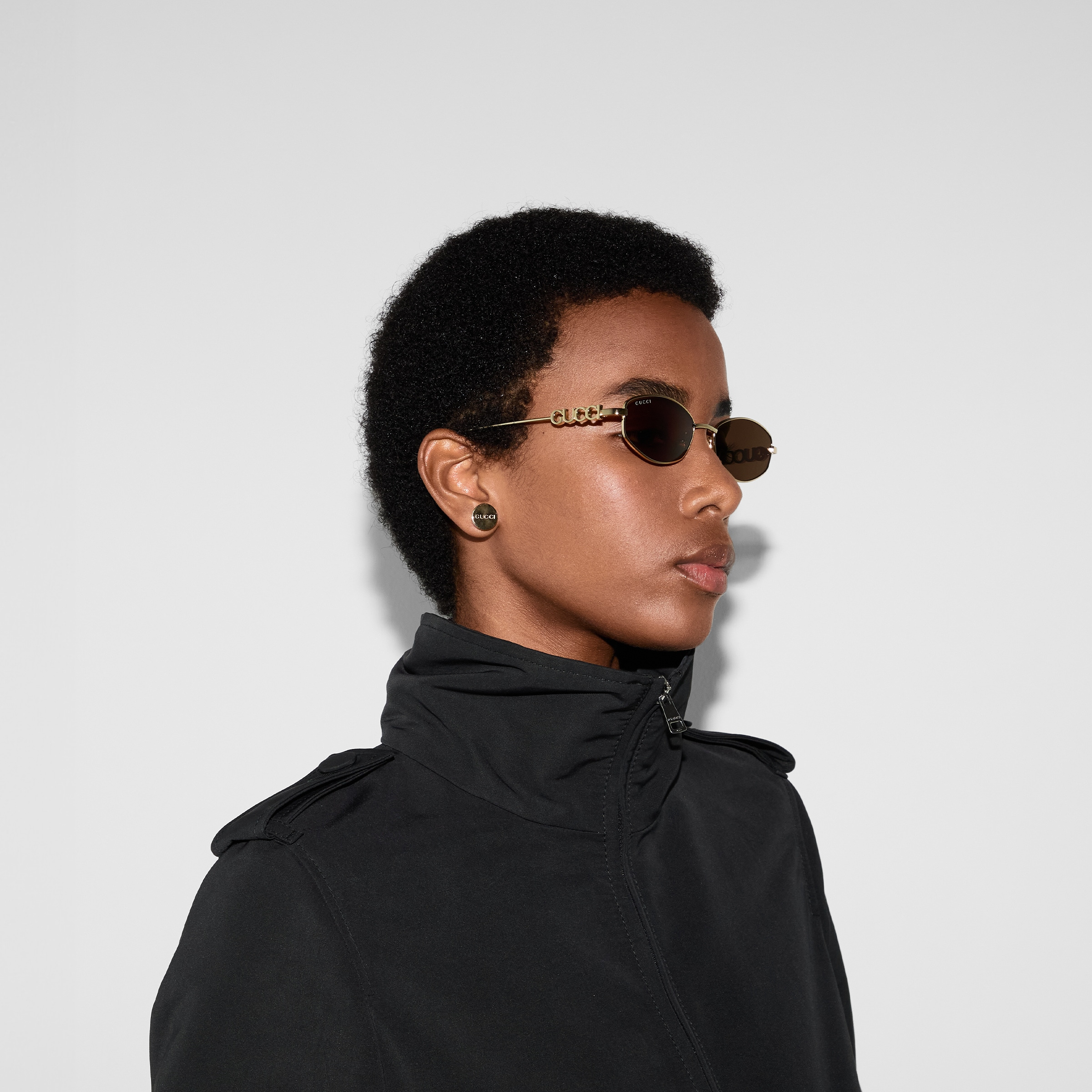 Oval frame sunglasses - 3