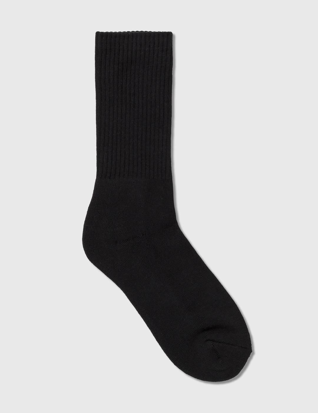 Basic Logo Crew Socks - 2