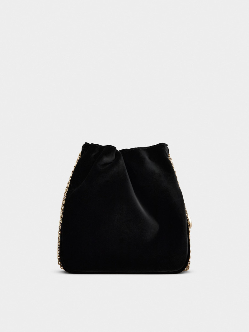 Rose Pilgrim Mini Bag in velvet 4