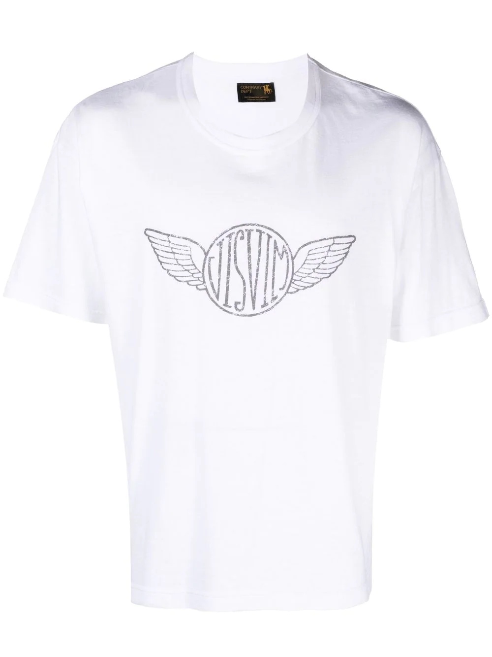 logo-print cotton T-shirt - 1