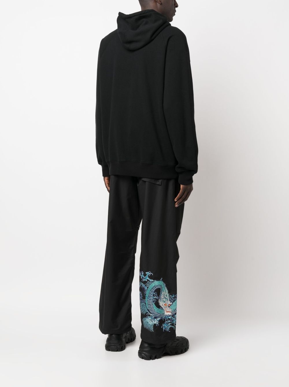 graphic-print trousers - 2
