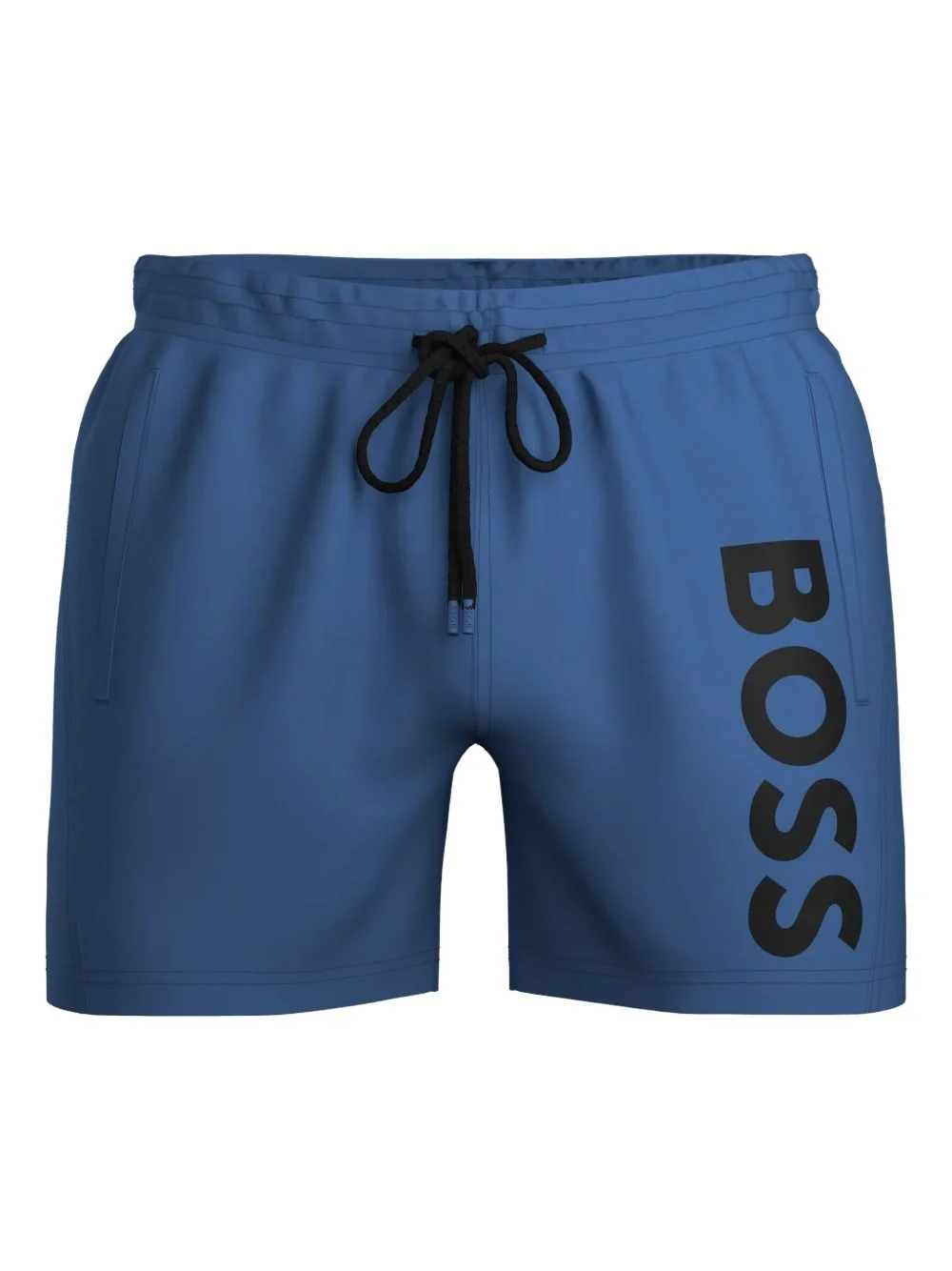 drawstring swim shorts - 1