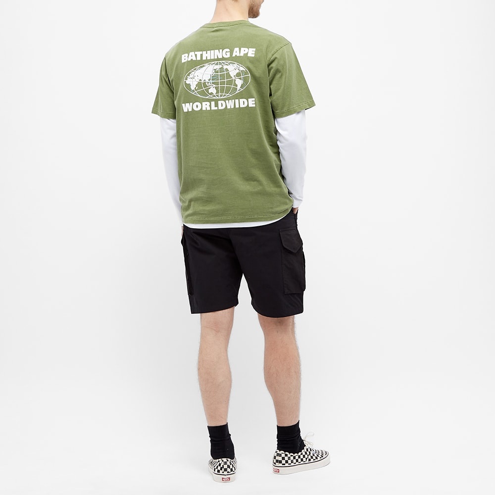 A Bathing Ape Worldwide Overdye Tee - 6