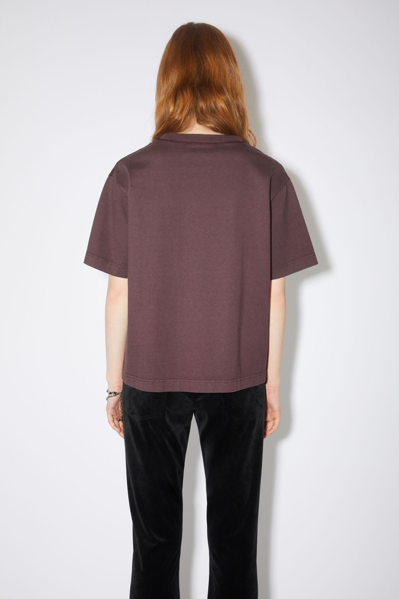 Logo t-shirt - Aubergine purple 3