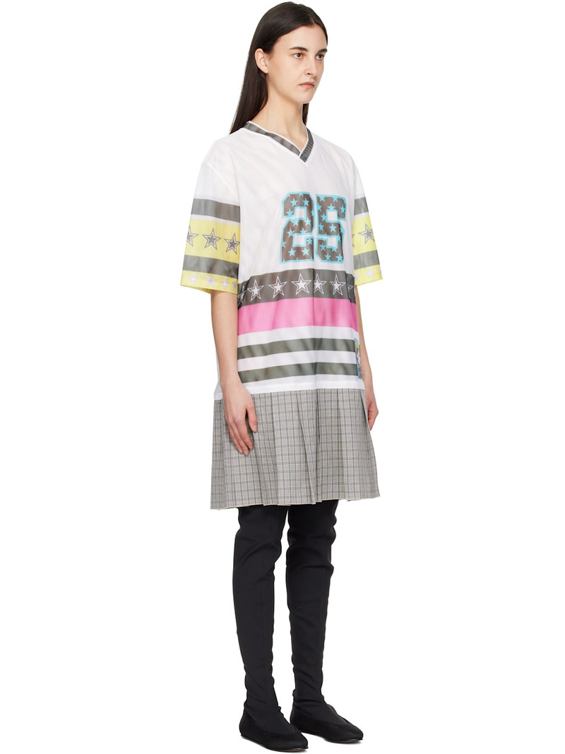 Multicolor Nancy Uniform Jersey Midi Dress 2