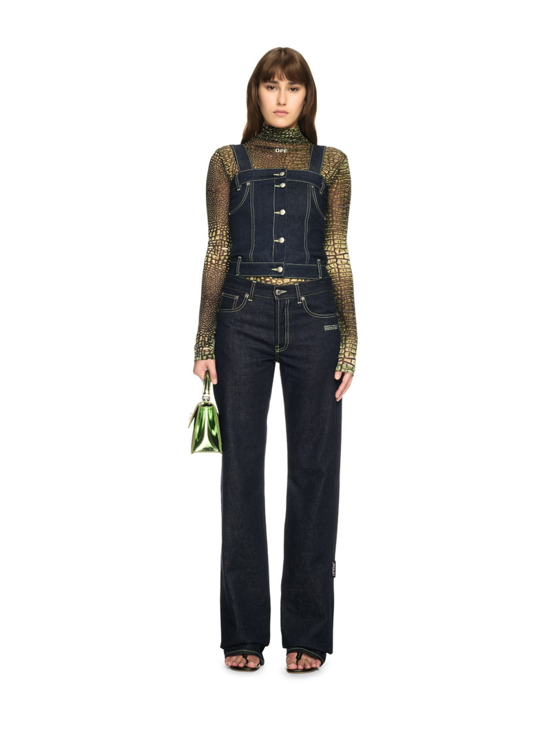 Off-White Denim Corset Top outlook