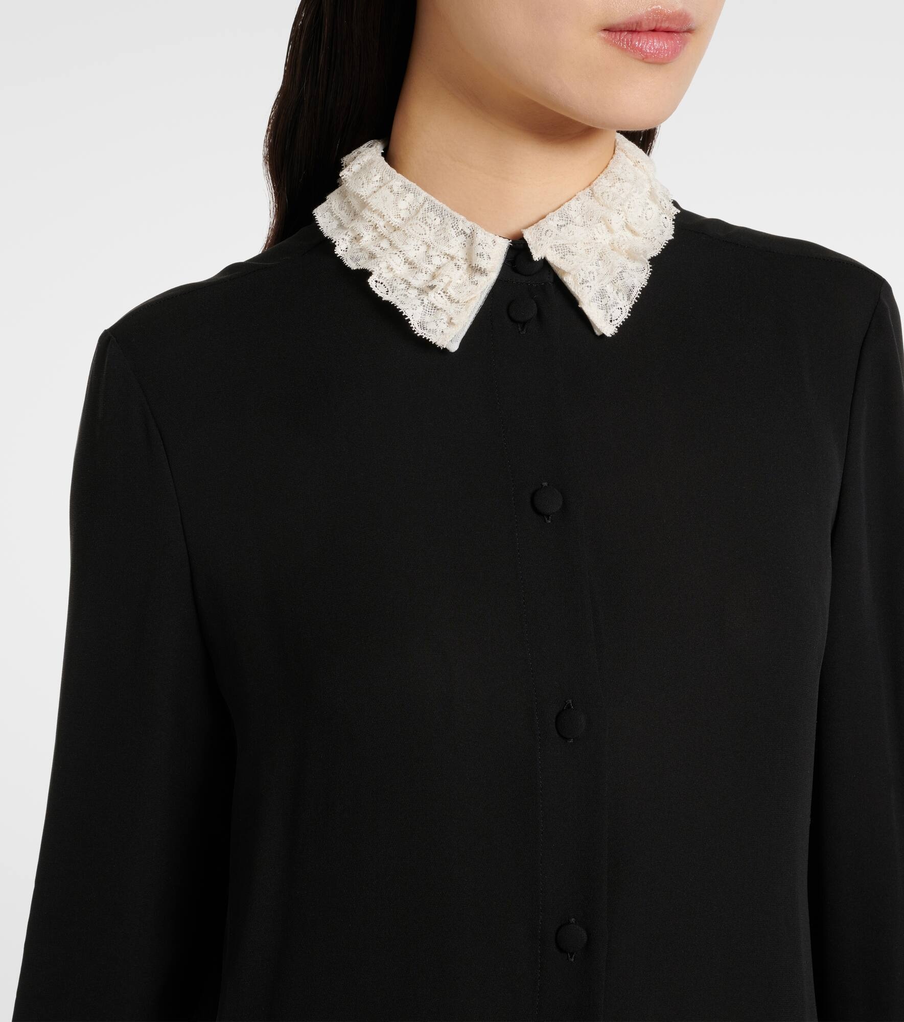 Silk georgette blouse - 4