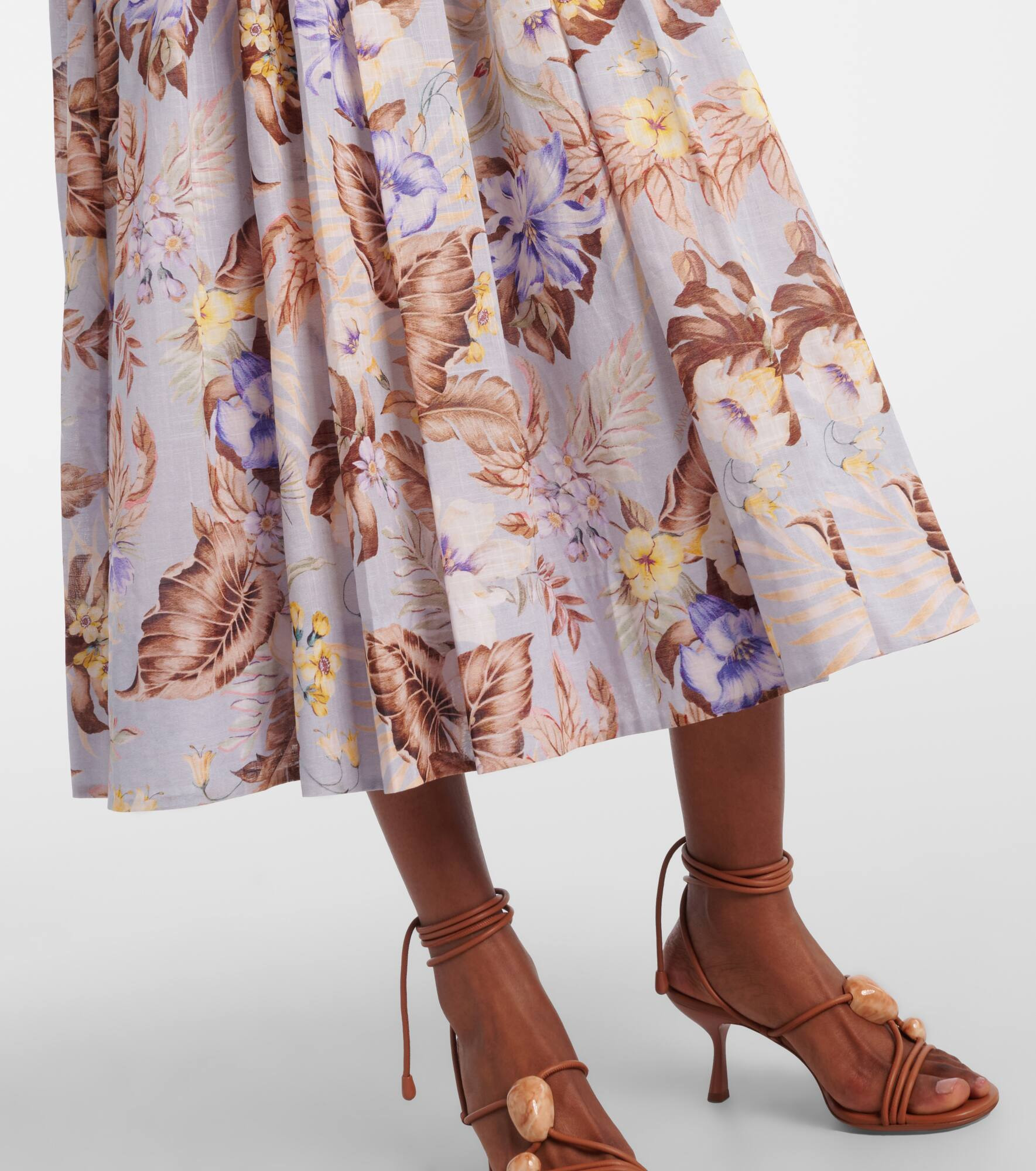 Rhiannon floral cotton bustier dress - 5