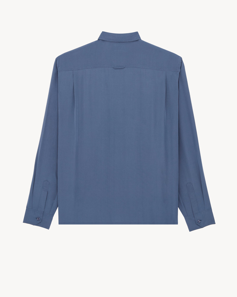 SAINT LAURENT SHIRT IN VISCOSE AND SILK outlook
