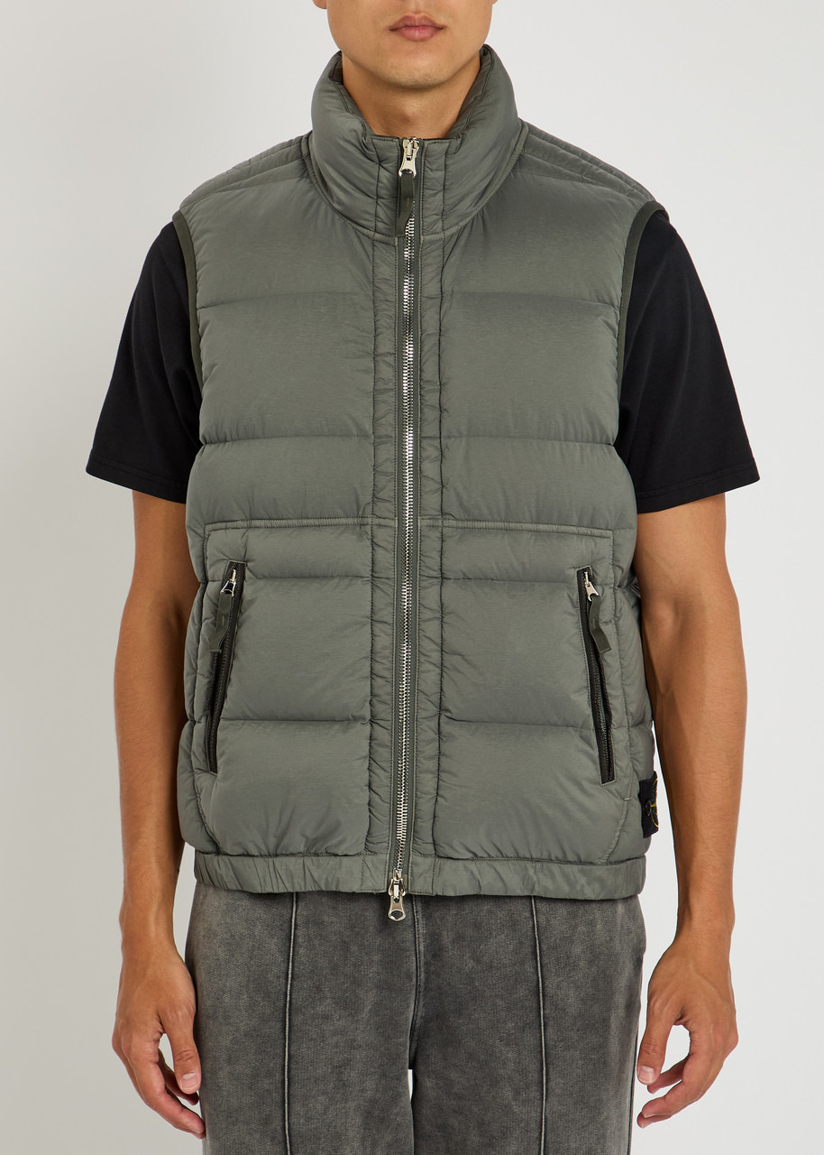 Stone Island Quilted Logo-patch Gilet - 2