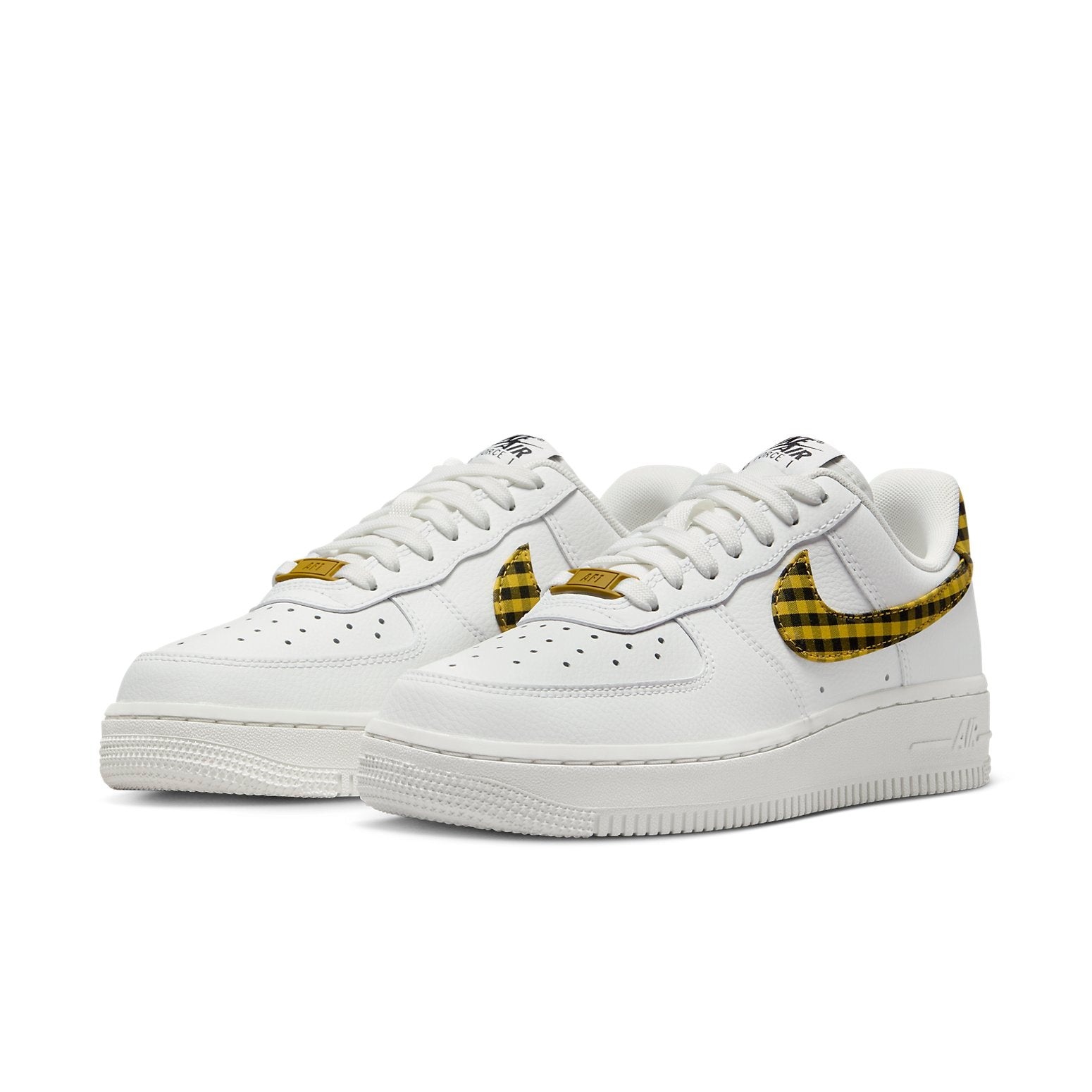 (WMNS) Nike Air Force 1 Low '07 'Gingham Yellow' DZ2784-102 - 3