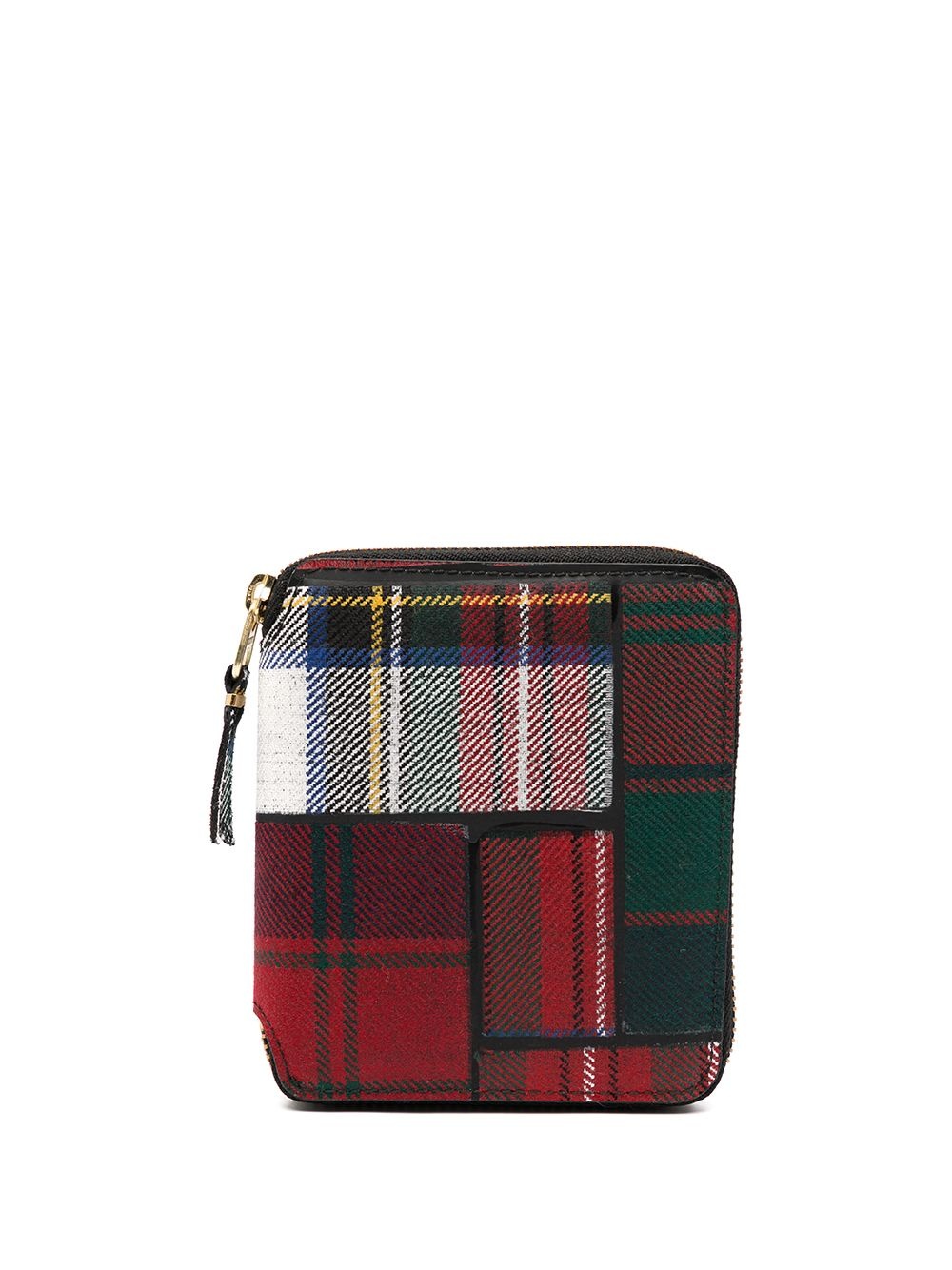 tartan patchwork wallet - 1